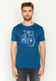 T-shirt bike cut - surf blue