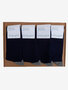 Bamboes heren sokken Solid Jack 4 paar - navy