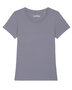 Yara T-shirt dames biologisch katoen - lava grey