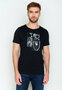 T-shirt bike cut - black