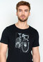 T-shirt bike cut - black