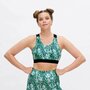 Living Crafts sportbustier BH katoen Nadine - forest