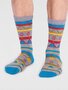 Herensokken wintermotief Casper - grey marle
