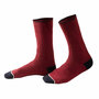 Warme wollen sokken Lorin - lava rood