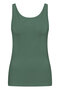 Tranquillo spaghetti top Tencel - dark green