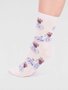 Bamboe sokken dames giftbox - poinsettia