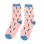 Cadeaudoos bamboe damessokken - pinguïns