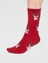 Kerstsokken heren biologisch katoen hert - bright red