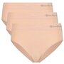 Bamboe slip naadloos Belle 3-pack - roze