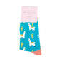 Bamboe sokken dames lama cactus - teal