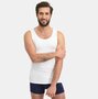 Bamboe heren singlet Stef 2-pack – wit