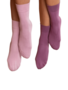 Living Crafts sokken dames katoen Mabel - dusty rose