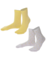 Sokken dames bio katoen Bettina 2-pack - butter 35-38