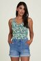 Tranquillo tanktop met V-hals - jungle