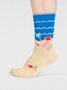 Bamboe sokken dames cadeaudoos - seaside 