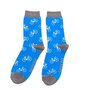 Mr Heron bamboe sokken heren fietsen - blue