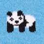 Swole Panda - bamboe sokken panda - blauw