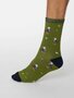 Thought - bamboe sokken heren zeemeeuwen - olive green