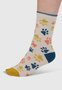 Thought dames sokken cadeaudoos Sasha katten print