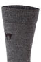 Apu Kuntur - effen alpaca sokken - grijs