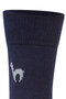 Apu Kuntur - effen alpaca sokken - blauw