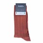 Ewers katoenen sokken dames ribbed - dusty rose
