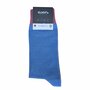 Ewers katoenen sokken dames brede strepen - midden blauw