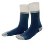 Living Crafts sokken wol met katoen Patrice - ink-blue