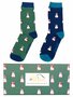 Bamboe sokken heren cadeaudoos - little pinguïns