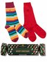 Bamboe sokken heren Christmas cracker 2 paar