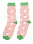 Bamboe sokken dames kippen - dusky pink