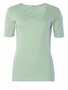 Pyjama T-shirt dames katoen Roos - ambrosia / wit