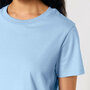 Saar T-shirt dames biologisch katoen - blue soul