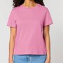 Saar T-shirt dames biologisch katoen - pink