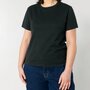 Saar T-shirt dames biologisch katoen - zwart