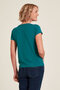 Tranquillo dames T-shirt Tencel - bermuda blue mt S