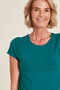 Tranquillo dames T-shirt Tencel - bermuda blue mt S