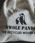 Swole Panda gevlochten riem - navy - orange