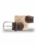 Swole Panda gevlochten riem - beige blauw