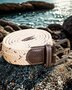 Swole Panda gevlochten riem - beige blauw