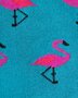 Swole Panda bamboe dames sokken flamingo's - blauw