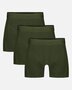 Bamboo Basics bamboe boxershorts Rico ton sur ton 3-pack - army