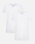 Bamboo Basics bamboe T-Shirt V-hals Velo 2-pack – wit