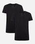 Bamboe T-Shirt v-hals Velo 2-pack – zwart