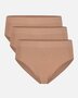 Bamboe slips naadloos Belle 3-pack - almond 