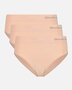 Bamboe slip naadloos Belle 3-pack - roze