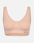 Bamboe bh met padding naadloos Fleur - roze