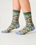 Thought sokken cadeaudoos dames - bloemen