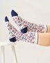 Thought sokken cadeaudoos dames - bloemen