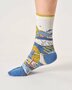 Dames sokken bio-katoen landschap – stone white